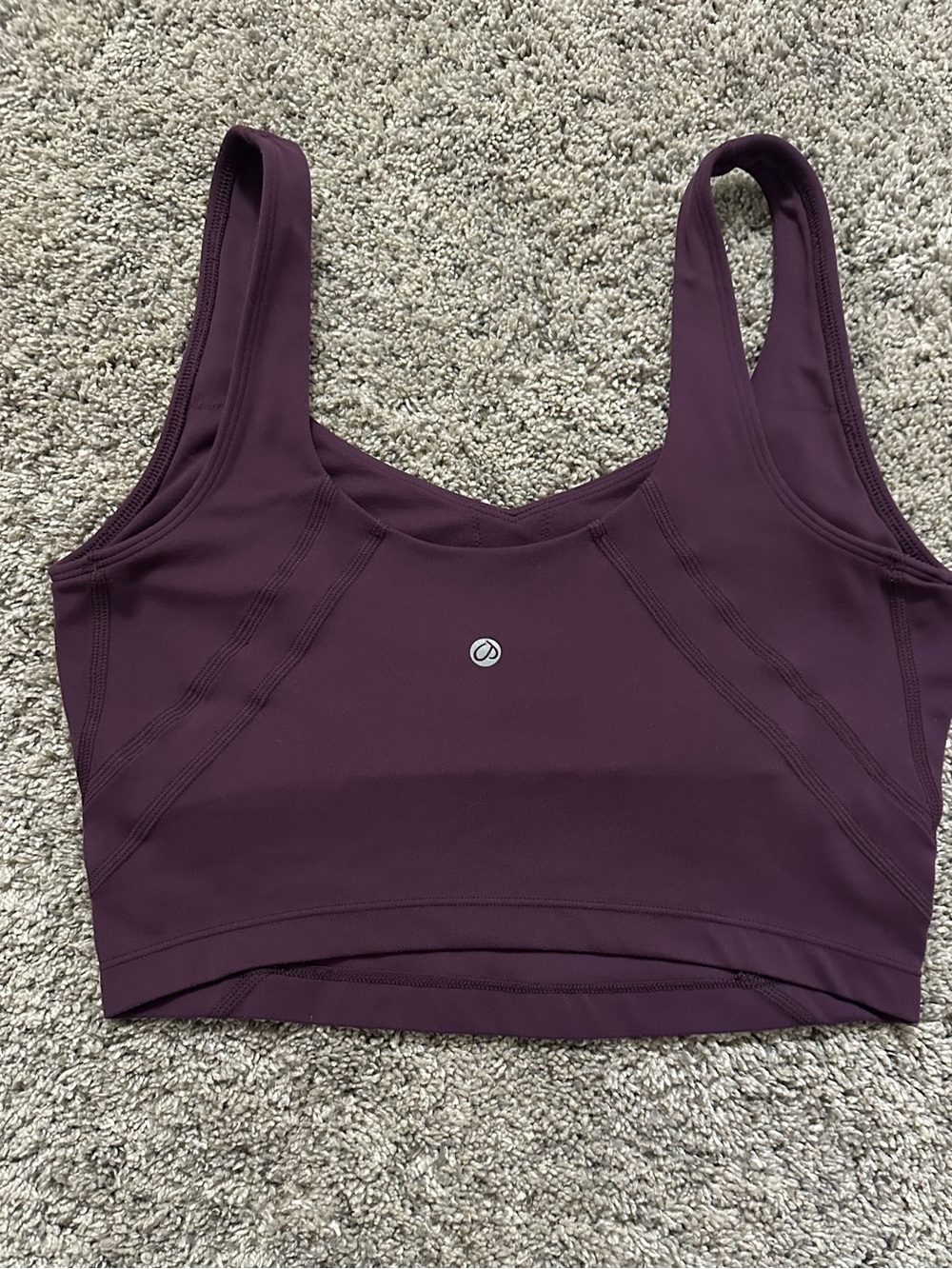 CRZ YOGA Plum Supportive Sports Bra